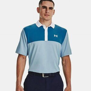 Under Armour Men’s Performance 3.0 UPF40 Color-block Polo Shirt, Size XL (New)